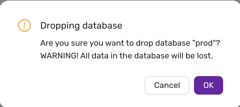 Drop Database